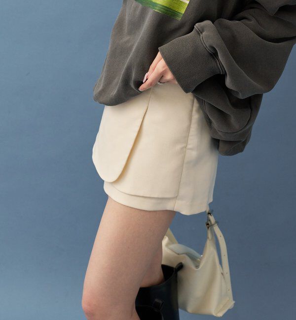  「ラップレイヤードミニスカパン	」|チノ|