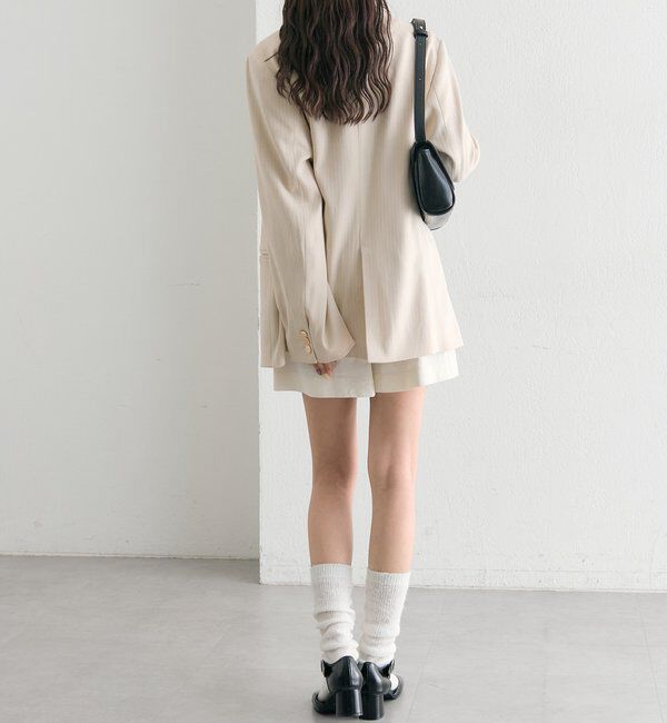  「ベルト付きタックキュロット」|キュロット|