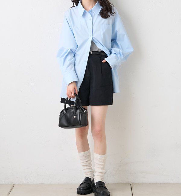  「ベルト付きタックキュロット」|キュロット|