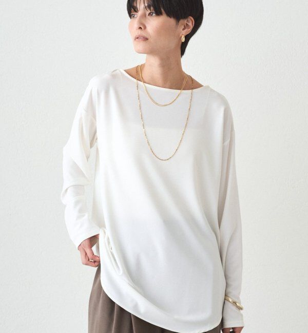 「ジョーゼットインナーブラウス2」|シャツ・ブラウス|オフホワイト