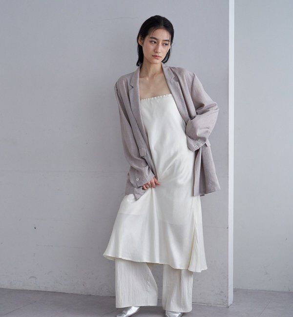  「【26SS予約】シアーウォッシャブルジャケット」|テーラードジャケット|