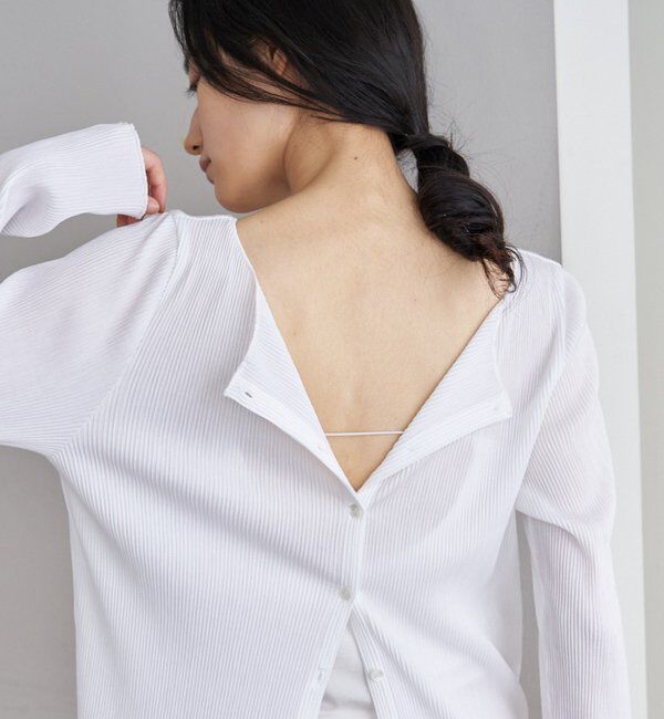  「【26SS予約】バックオープンキャミソール」|キャミソール|