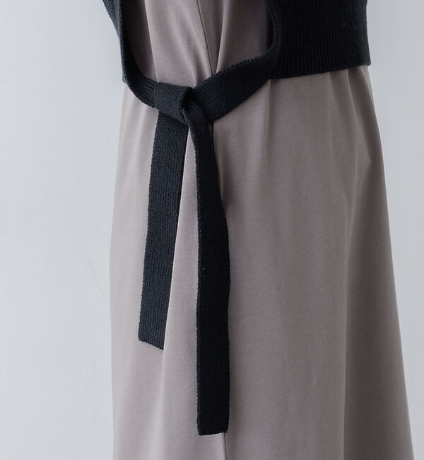 collex「ニットベスト&times;カットワンピース セット」|ワンピース|