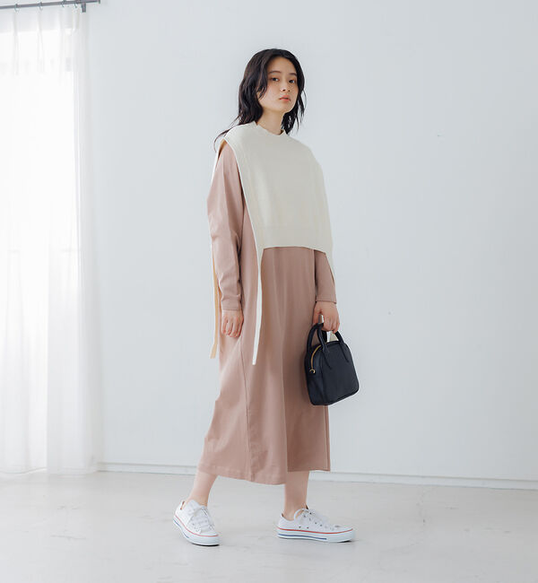 collex「ニットベスト&times;カットワンピース セット」|ワンピース|