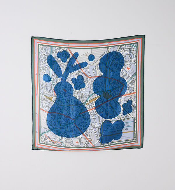 collex「【manipuri/マニプリ】コラージュサムウエア88　シルクスカーフ」|バンダナ・スカーフ|