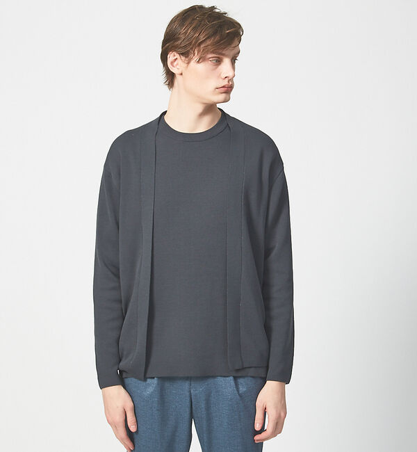 ABAHOUSE「【アンサンブル可能】リバーニットカーディガン」|カーディガン|