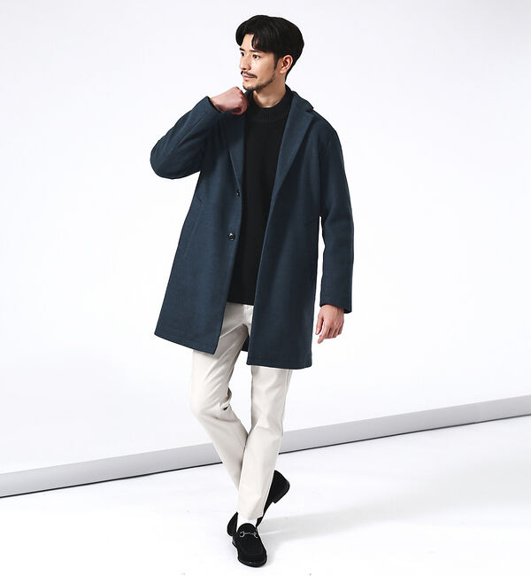 ABAHOUSE「ニットメルトン チェスターコート」|その他|