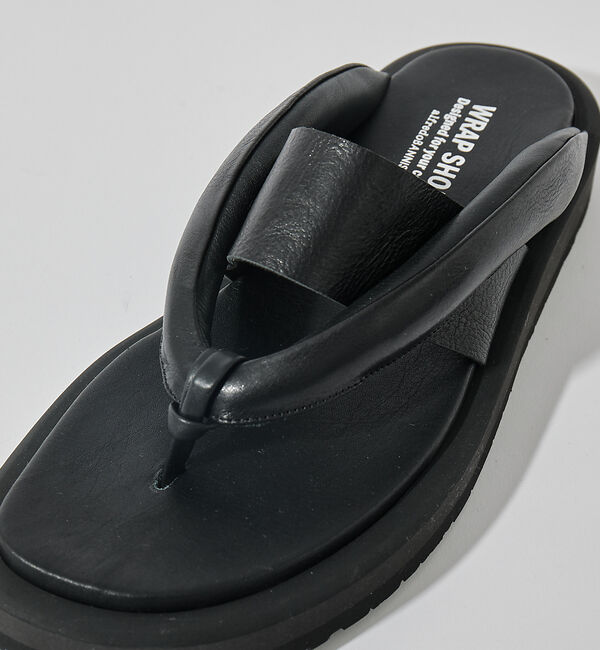 alfredoBANNISTER「【WRAP SHOES】ボリュームソール 雪駄 トングサンダル」|サンダル|