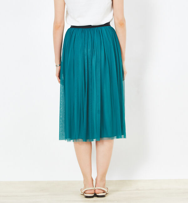 Rouge vif「【Yangany】チュールサテンリバーシブルスカート」|スカート|