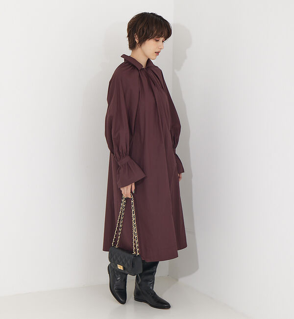 Rouge vif「2WAY襟タックワンピース」|ワンピース|