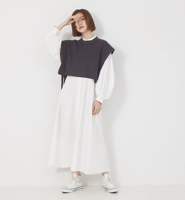 Rouge vif「ニットコンビワンピース」|ワンピース|