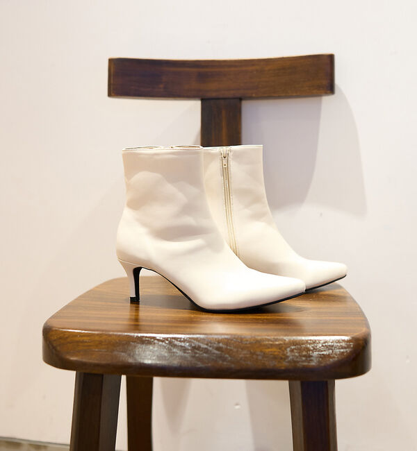 Rouge vif「【一部店舗限定】ポインテッドトゥ ショートブーツ(6cm)」|ショートブーツ|