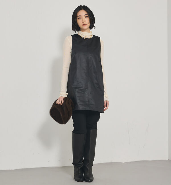 qualite「レザーライクフレアージレ」|ワンピース|