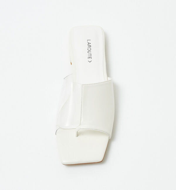 AU BANNISTER「【LAROUTE】PVCコンビトングサンダル」|サンダル|