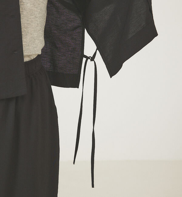 abahouse mavie「レーヨンリネンショートシャツ」|シャツ・ブラウス|