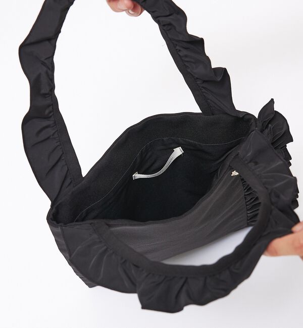 abahouse mavie「【エニデイカセット】フリルトートバック」|エコバッグ|