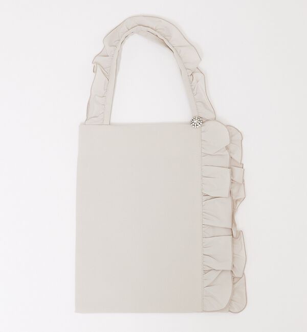 abahouse mavie「【エニデイカセット】フリルトートバック」|エコバッグ|