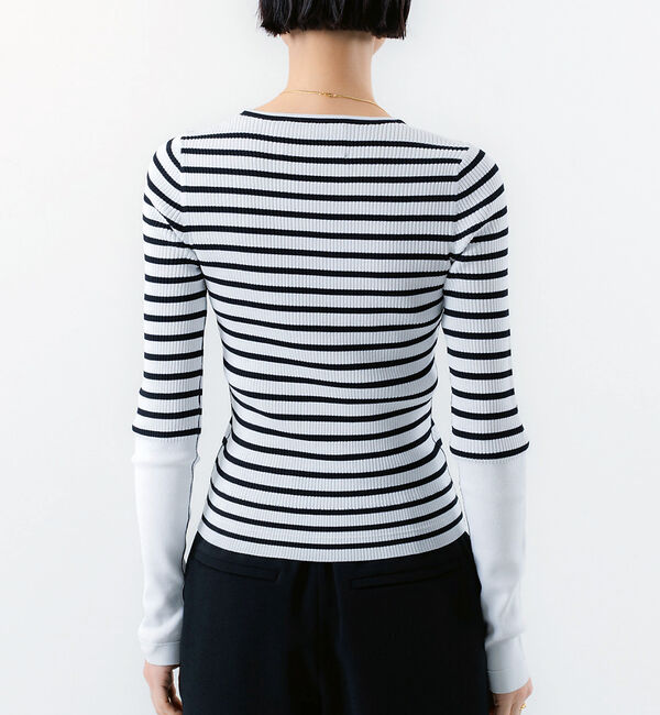 The Store by C' 「【MARIA McMANUS】クロップド リブ クループルオーバー」|Tシャツ・カットソー|