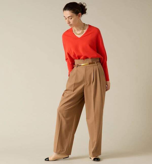 Liesse「ターンベルトタックワイドパンツ（セットアップ対応）」|その他|