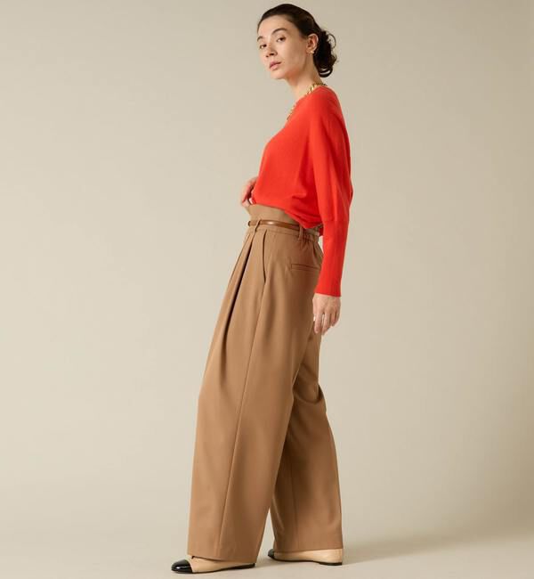 Liesse「ターンベルトタックワイドパンツ（セットアップ対応）」|その他|