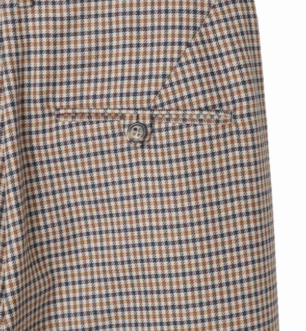 A_「【A_/エース】ウールチェックスラックス」|スラックス|