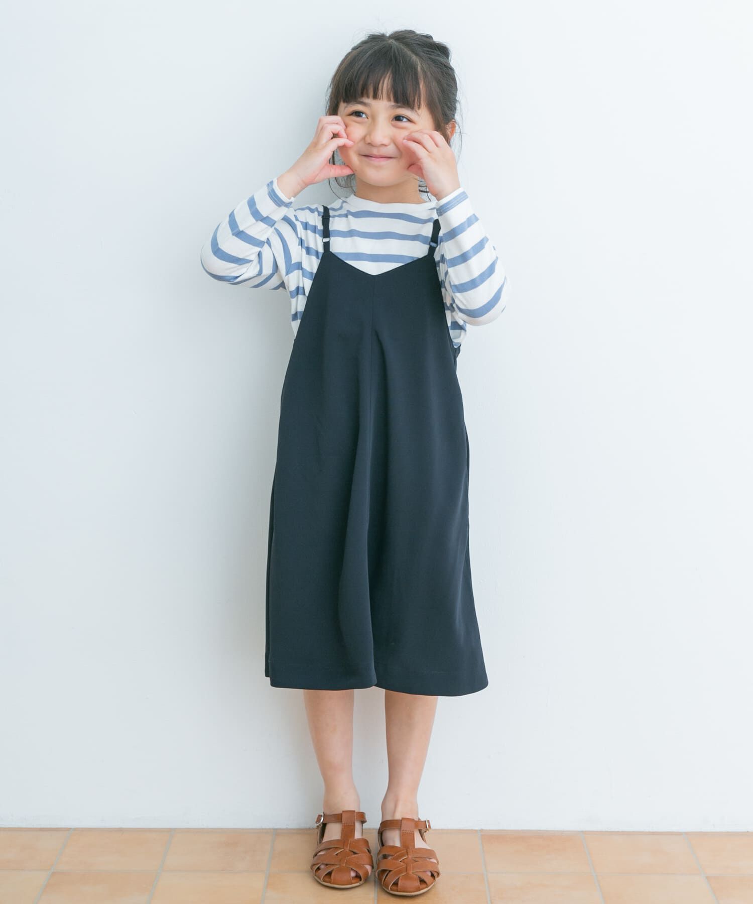 URBAN RESEARCH DOORS「エステルツイルキャミワンピース(KIDS)」|ワンピース|