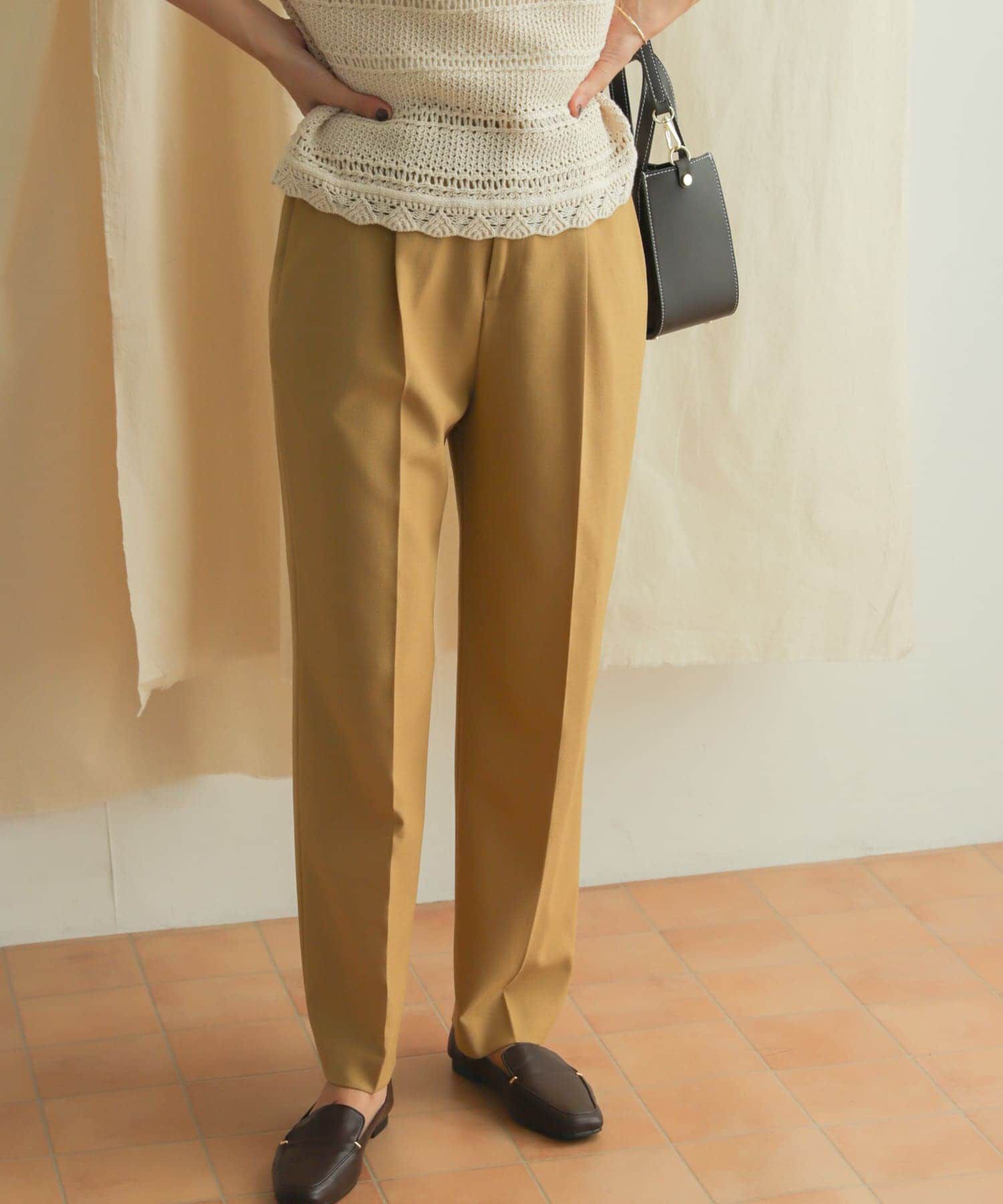 URBAN RESEARCH DOORS「『セットアップ対応』麻調合繊ストレートトラウザー」|その他|