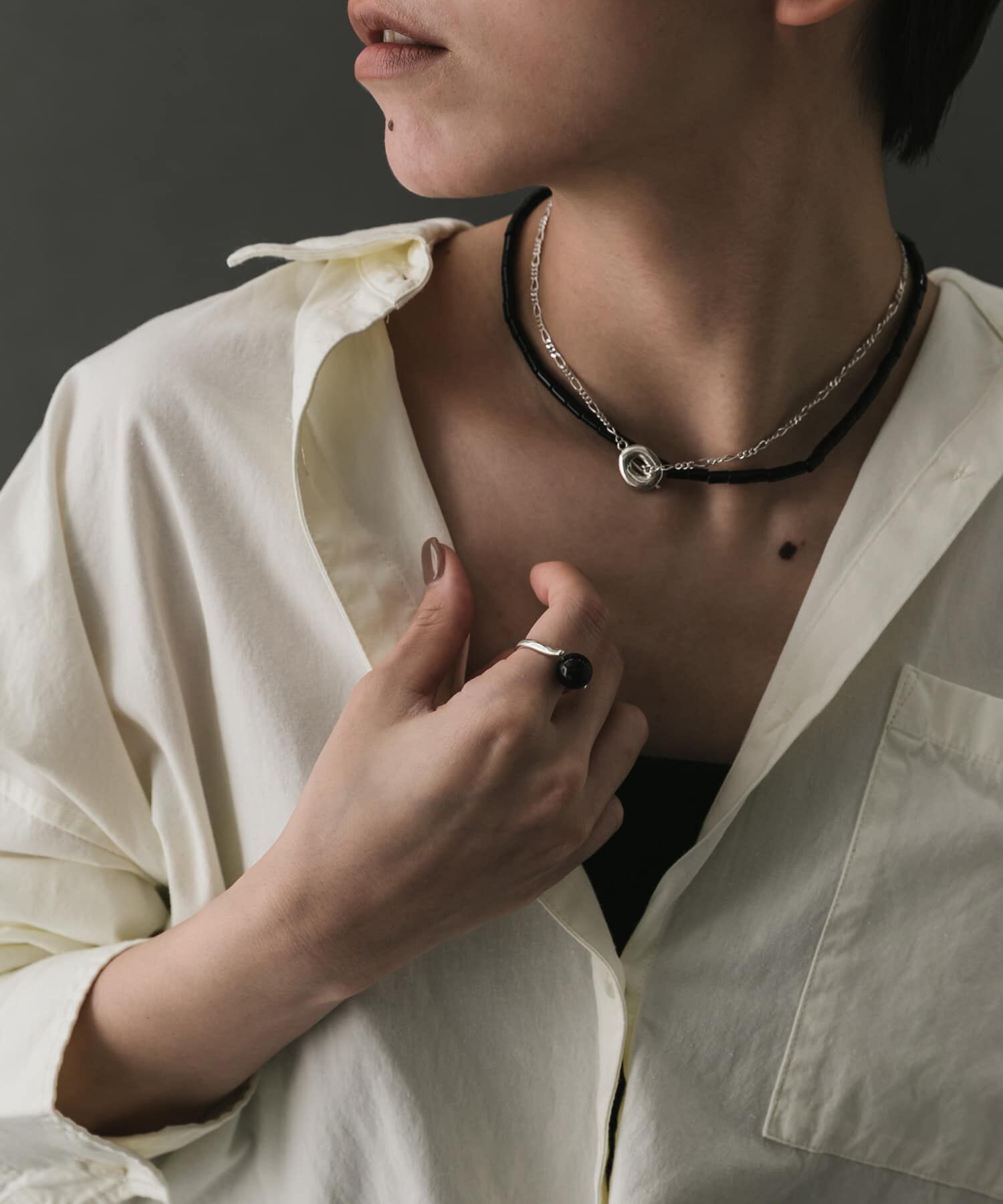 SMELLY「SMELLY so&rsquo;　flat mantel necklace」|ネックレス|