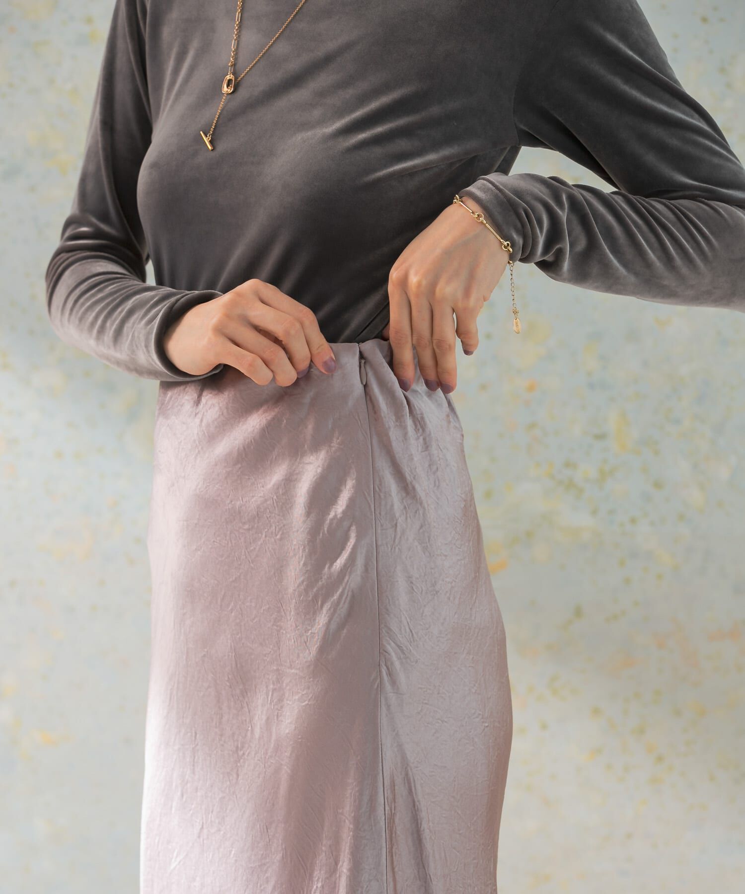 URBAN RESEARCH ROSSO「サテンバイアススカート」|スカート|