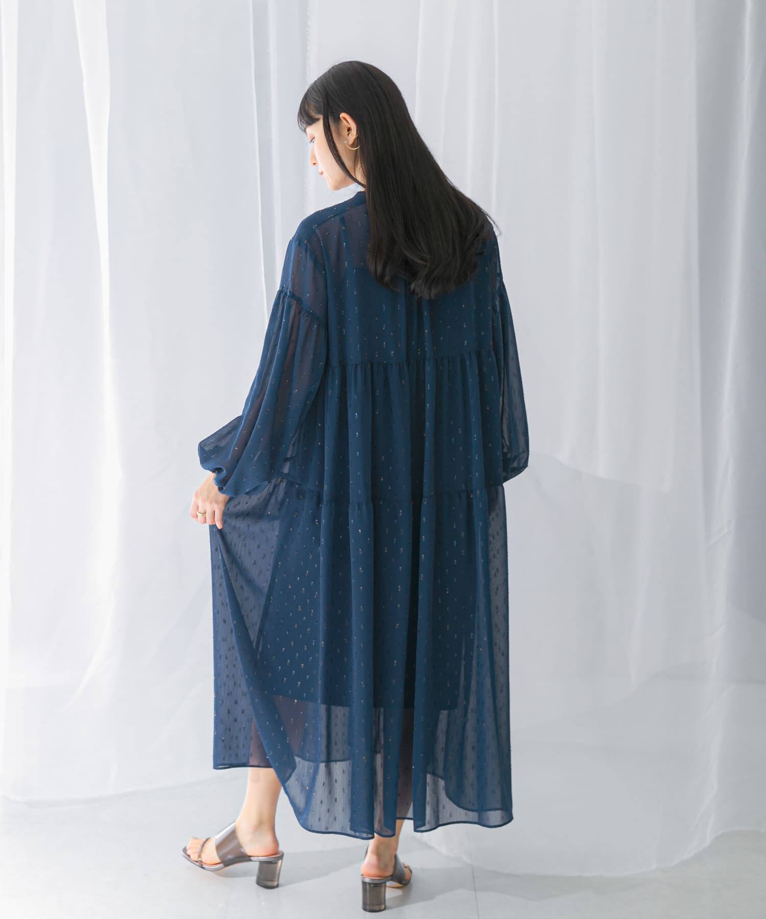 URBAN RESEARCH ROSSO「カットジャガードティアードワンピース」|ワンピース|