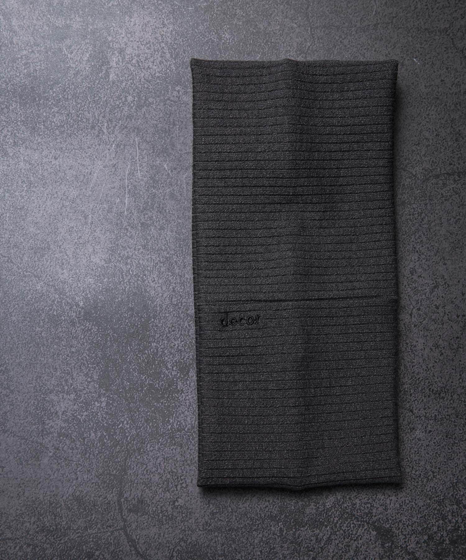 URBAN RESEARCH「decor『デコール』　Rib Wide Hairband」|ヘアバンド|グレー