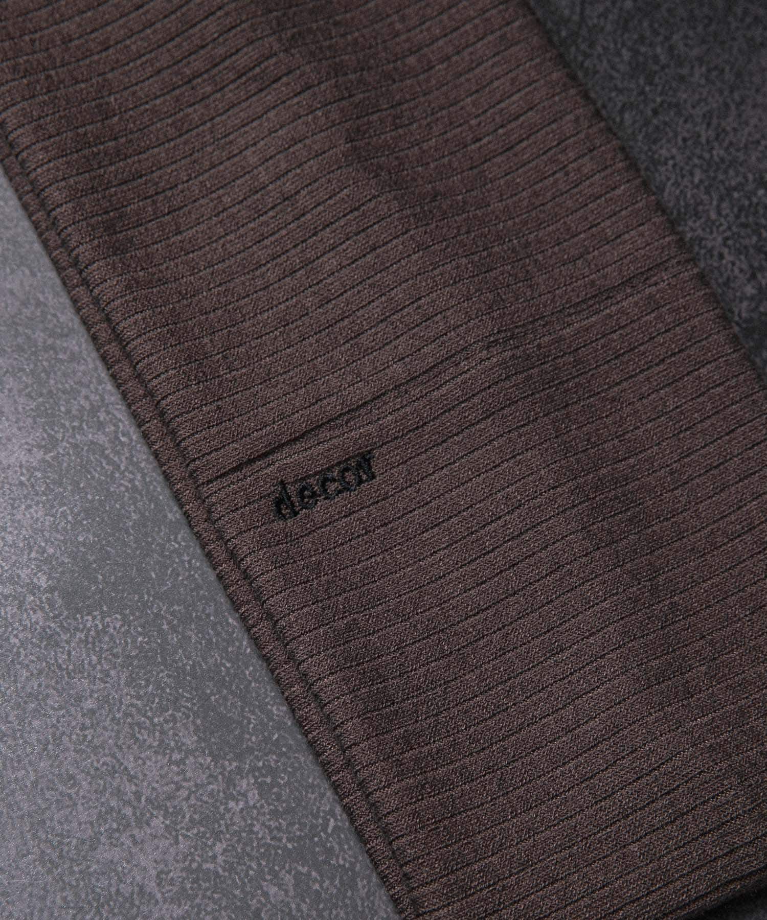 URBAN RESEARCH「decor『デコール』　Rib Wide Hairband」|ヘアバンド|ブラウン