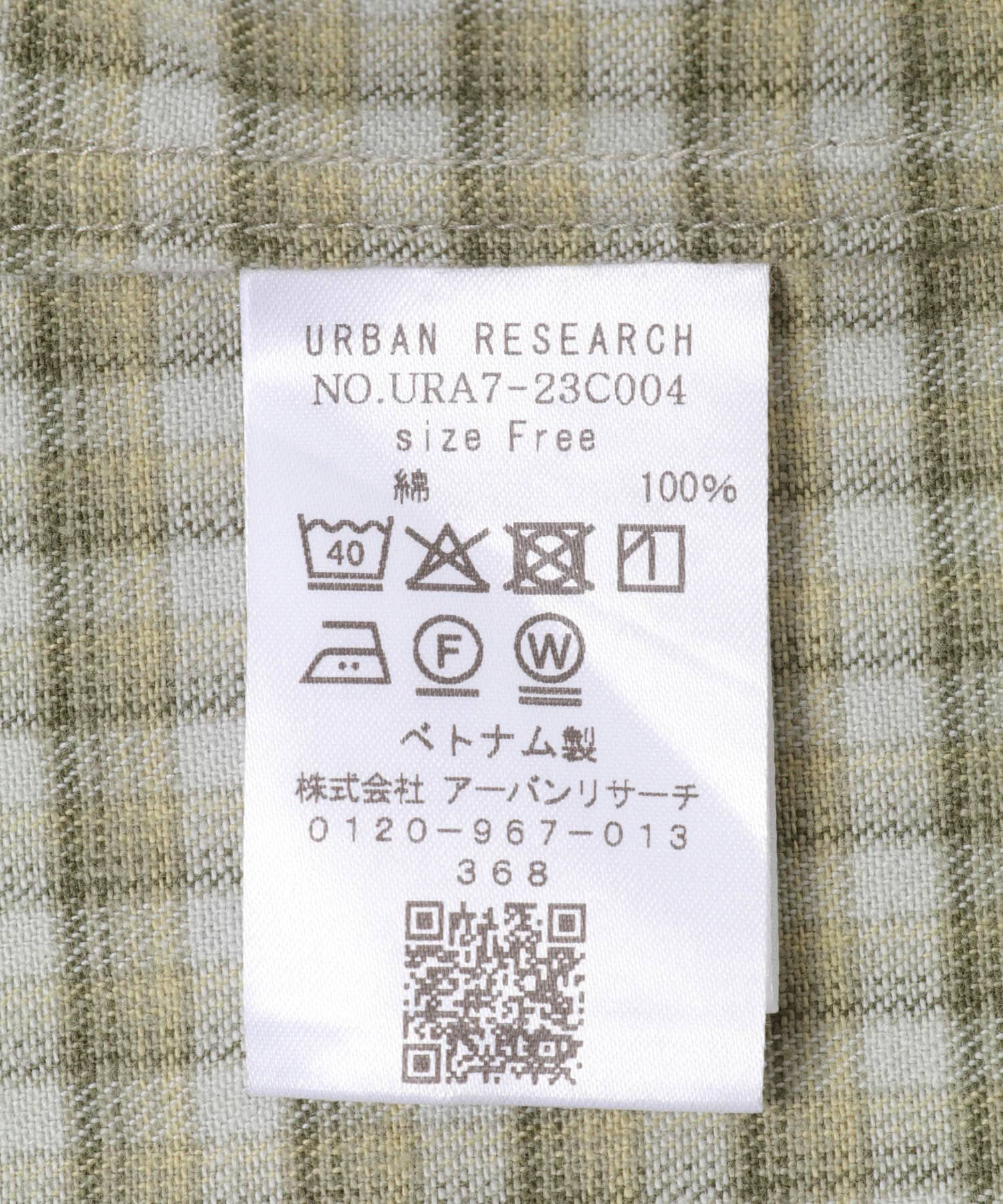 URBAN RESEARCH「ネルチェックコットンシャツ」|シャツ・ブラウス|