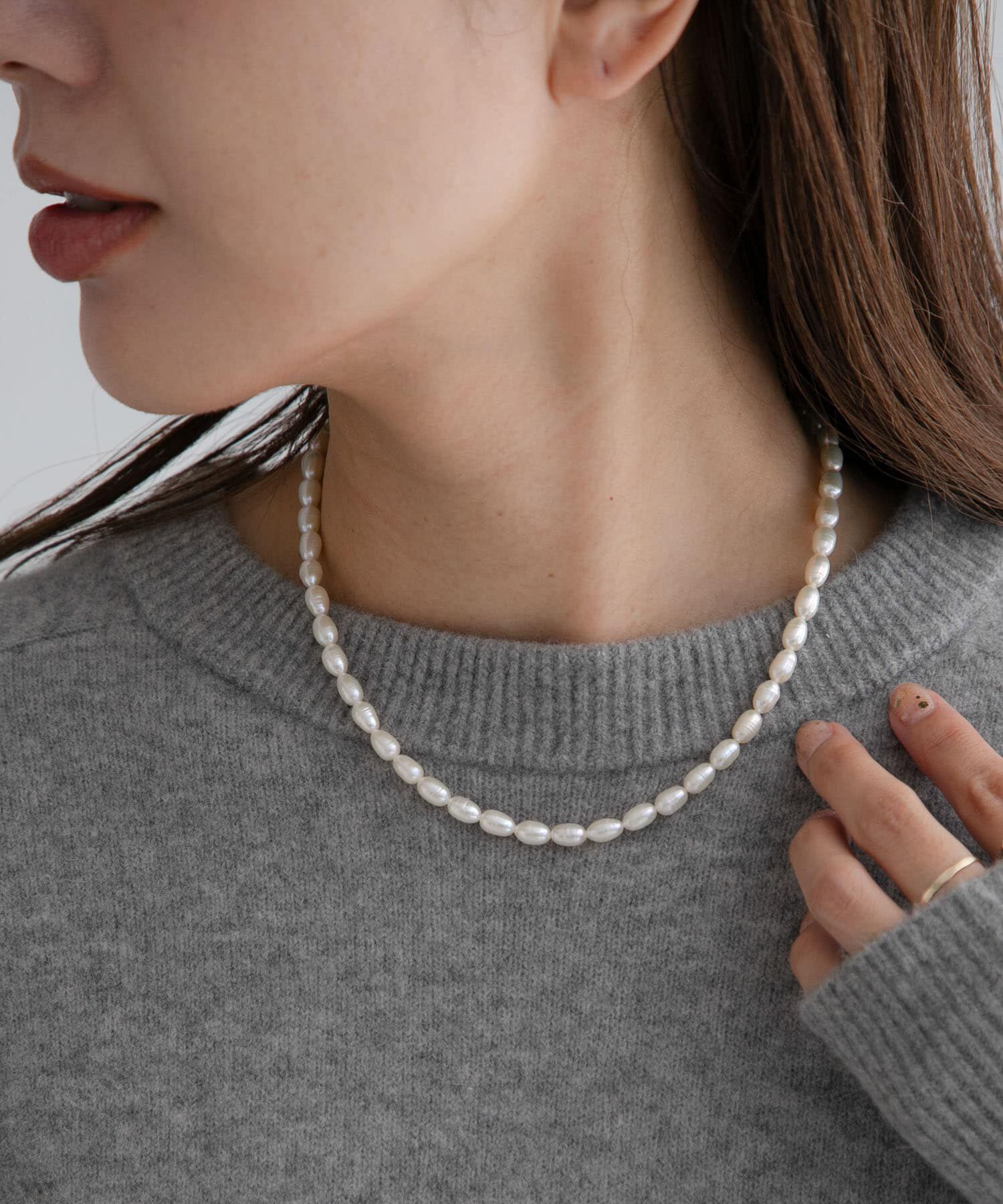 Sonny Label 「日本製淡水パールネックレス」|ネックレス|オフホワイト