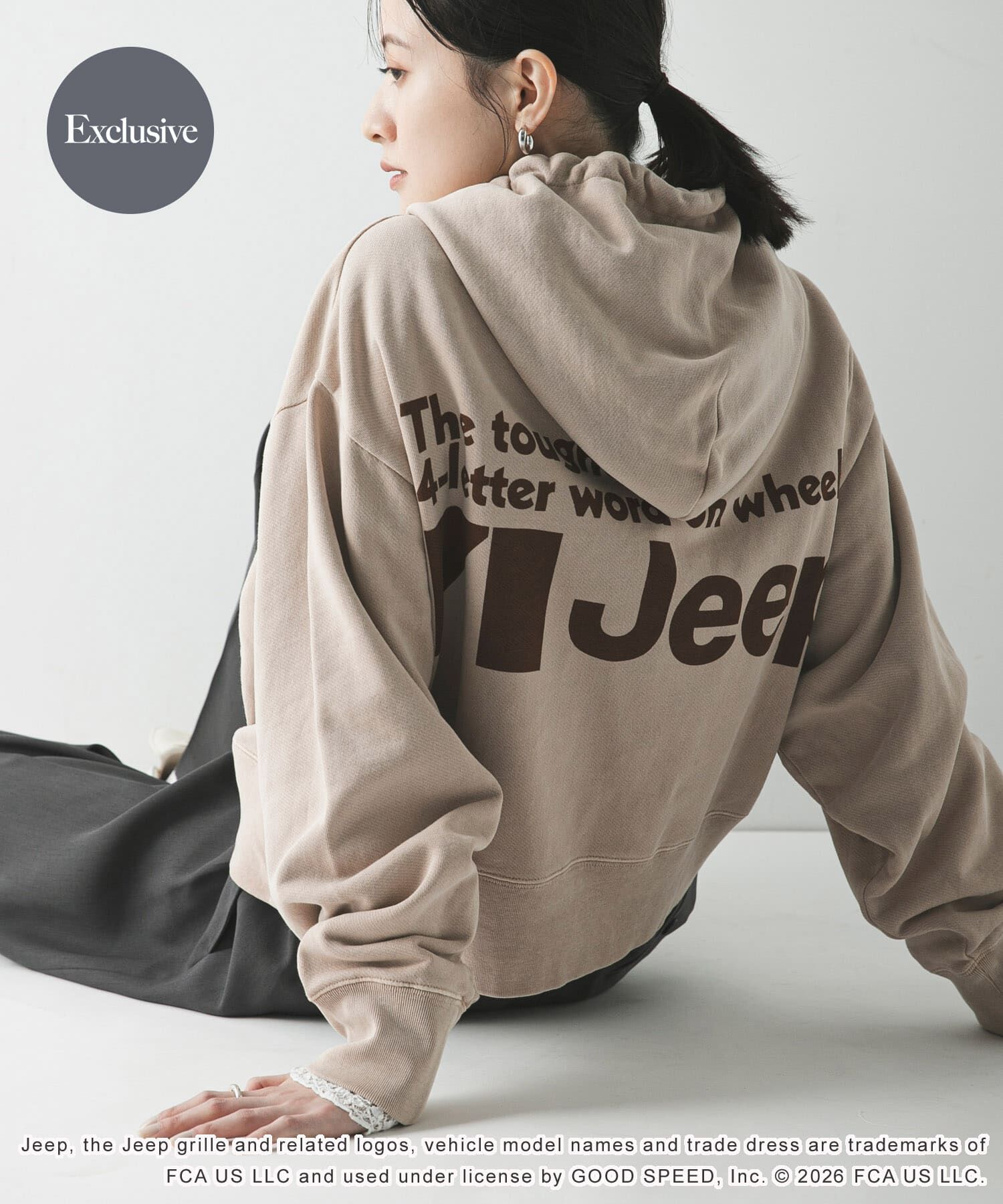URBAN RESEARCH「『別注』GOOD ROCK SPEED&times;URBAN RESEARCH　ジープ HOODIE」|パーカー|ベージュ