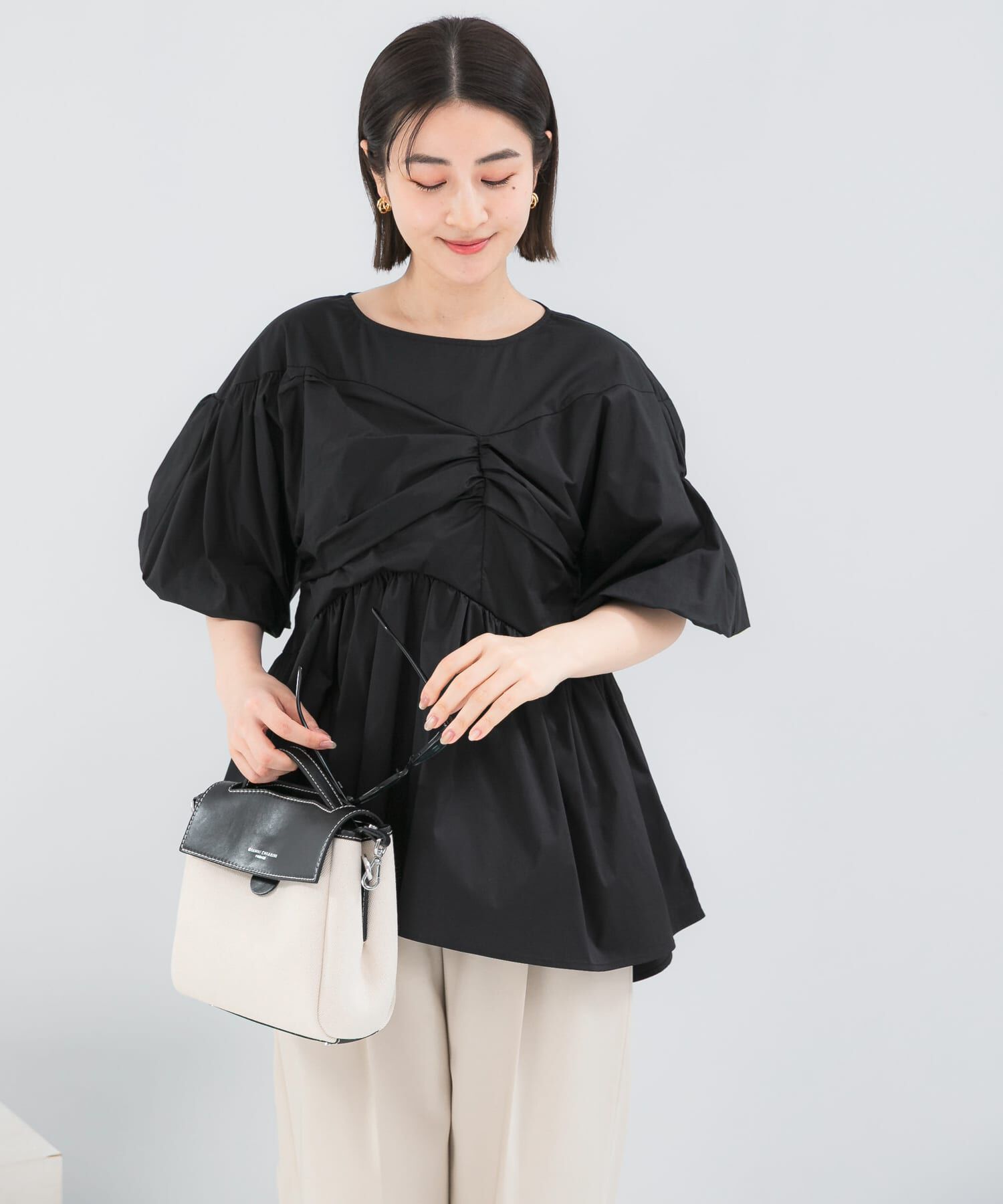 URBAN RESEARCH ROSSO「『別注』ELENDEEK&times;ROSSO　GATHER BLOUSE」|シャツ・ブラウス|
