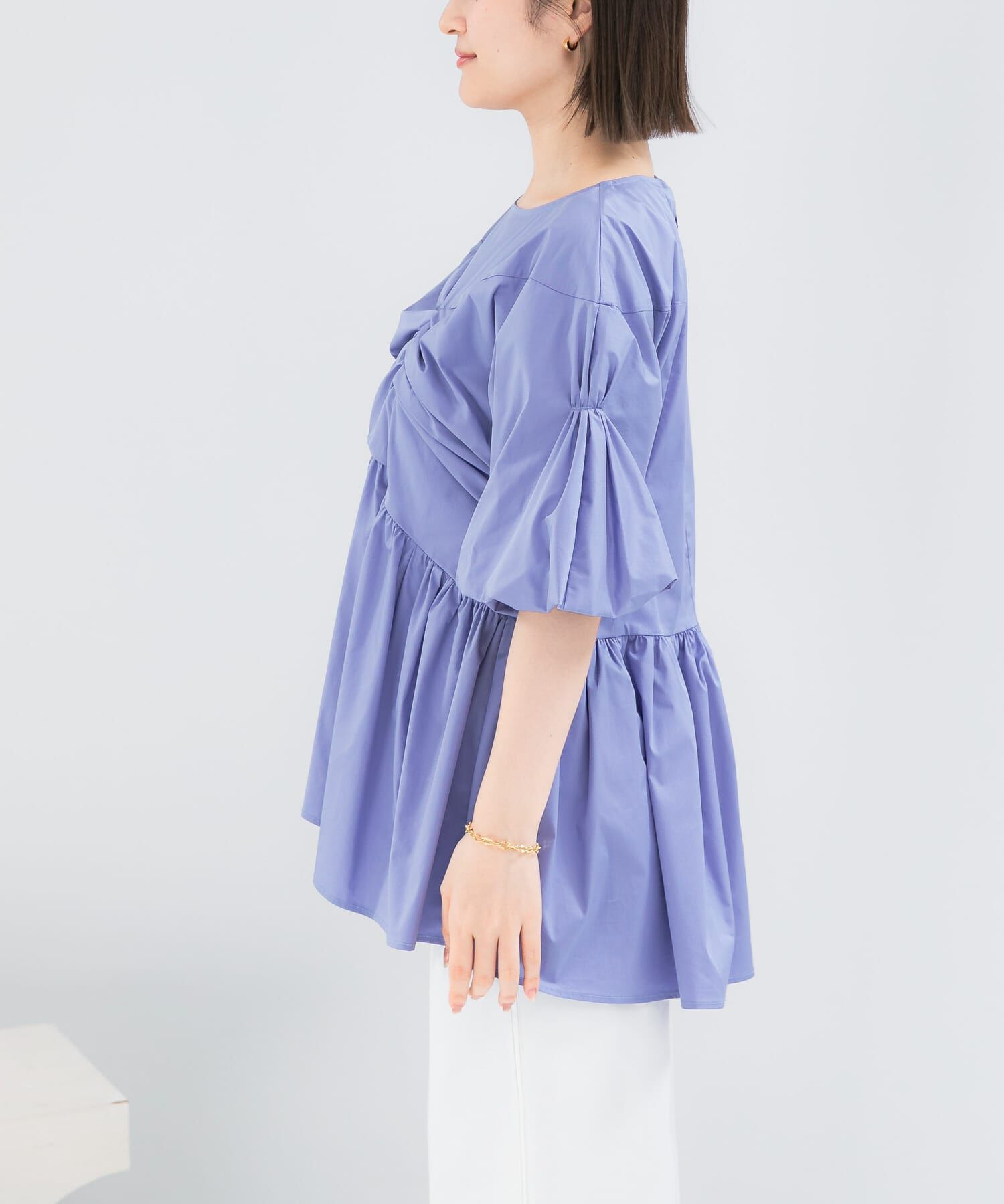 URBAN RESEARCH ROSSO「『別注』ELENDEEK&times;ROSSO　GATHER BLOUSE」|シャツ・ブラウス|