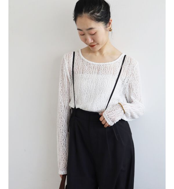  「《手洗い可能》ドビークロスサス付きタックワイドパンツ」|その他|