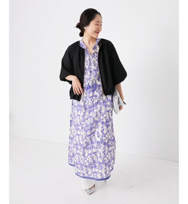  「Fanaka別注バイカラーフラワーワンピース」|ワンピース|