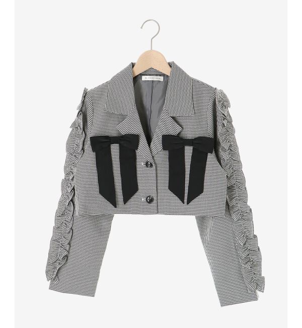 MAJESTICLEGON「ブローチセットホイップフリルジャケット」|その他|