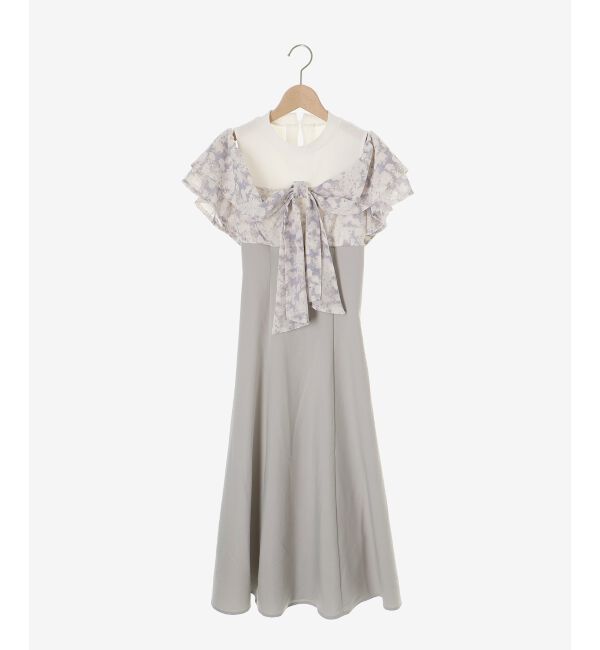  「ウエストきゅっとリボンワンピース」|ワンピース|