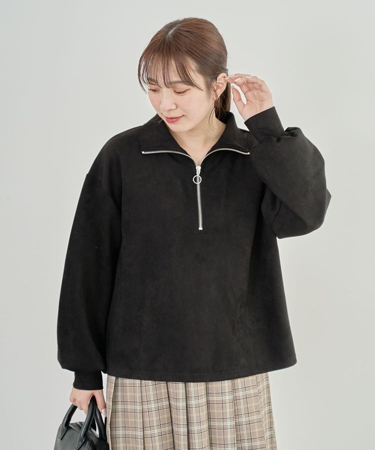 Green Parks「・SUGAR SPOON スエードポンチハーフZIP」|Tシャツ・カットソー|