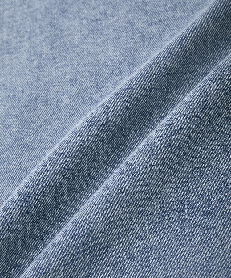 Green Parks「デニムタックワイドパンツ」|デニム|