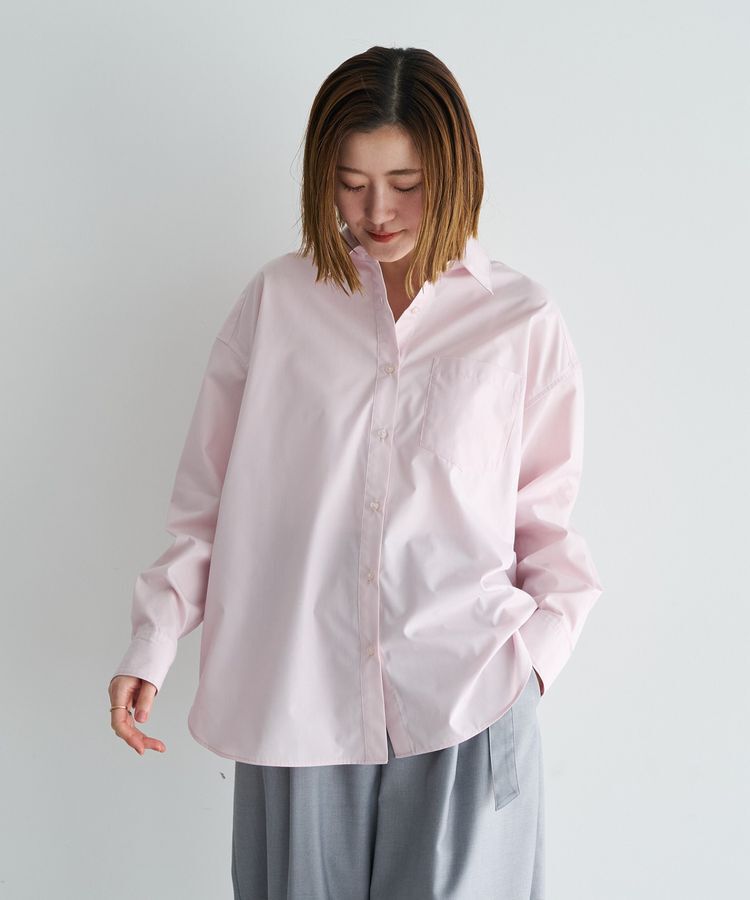 YECCA VECCA「イージーケアオーバーシャツ」|シャツ・ブラウス|