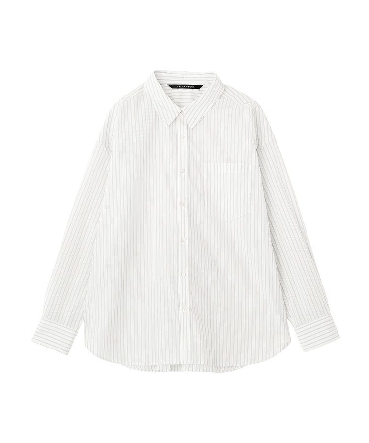 YECCA VECCA「イージーケアオーバーシャツ」|シャツ・ブラウス|