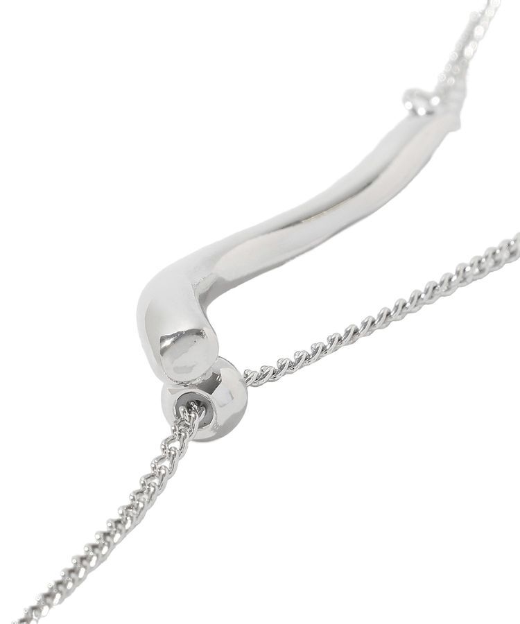 YECCA VECCA「ウェービーメタルスライドラリエット」|ネックレス|