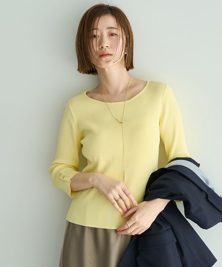 YECCA VECCA「ウェービーメタルスライドラリエット」|ネックレス|