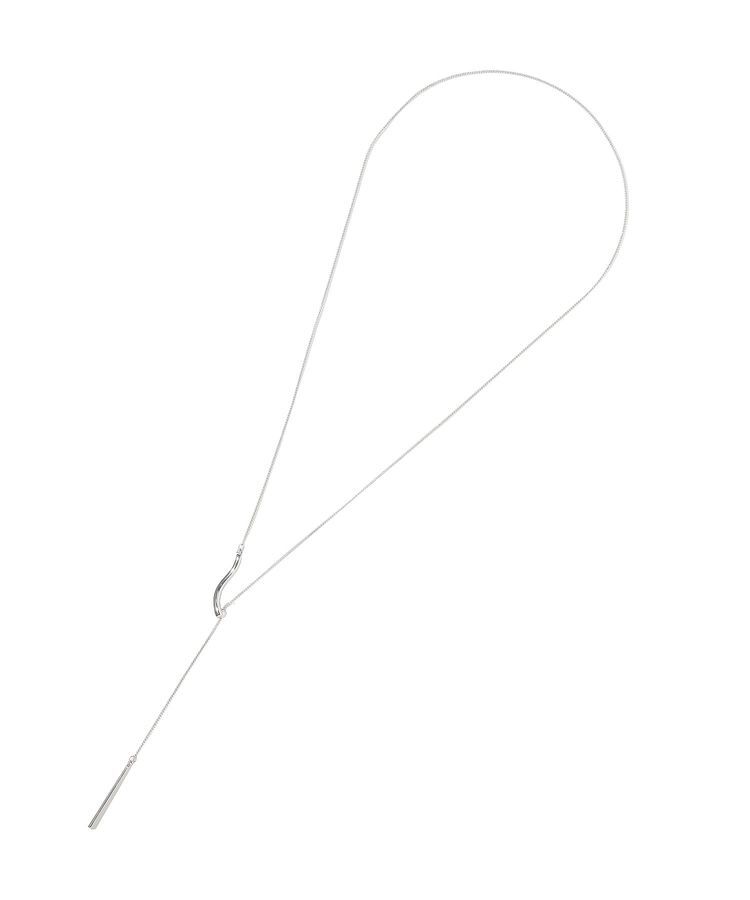 YECCA VECCA「ウェービーメタルスライドラリエット」|ネックレス|