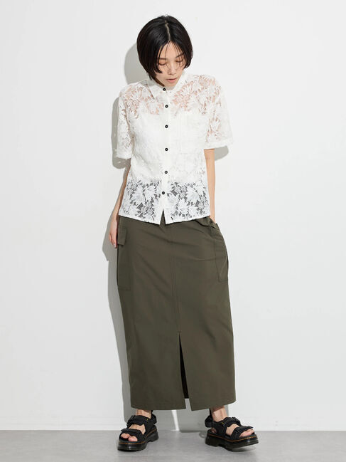 GARAGE OF GOOD CLOTHING「コードレースブラウス」|シャツ・ブラウス|