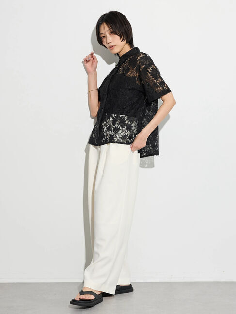 GARAGE OF GOOD CLOTHING「コードレースブラウス」|シャツ・ブラウス|